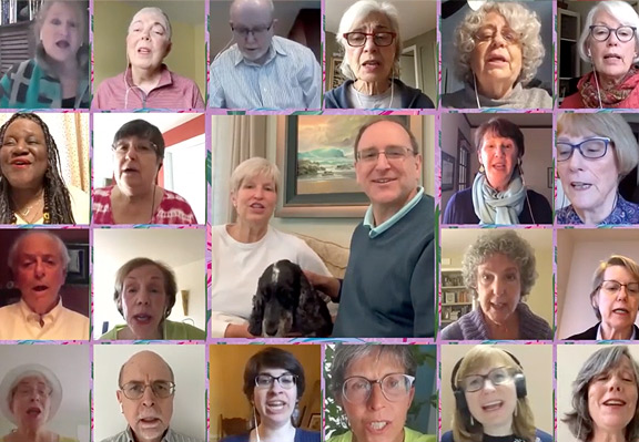 Isolated older adults find joy and connection through virtual singing