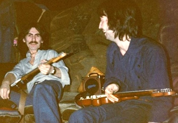 Eric Clapton and George Harrison