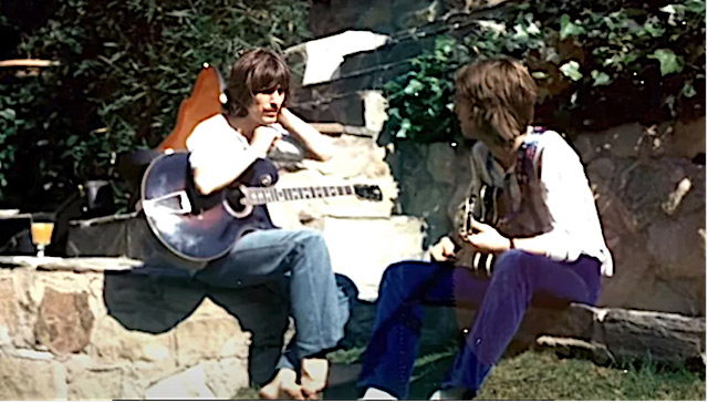 Eric Clapton and George Harrison