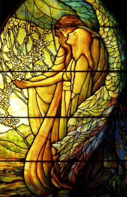 stained-glass SONG SPOTLIGHT When the Song of the Angels Is Stilled